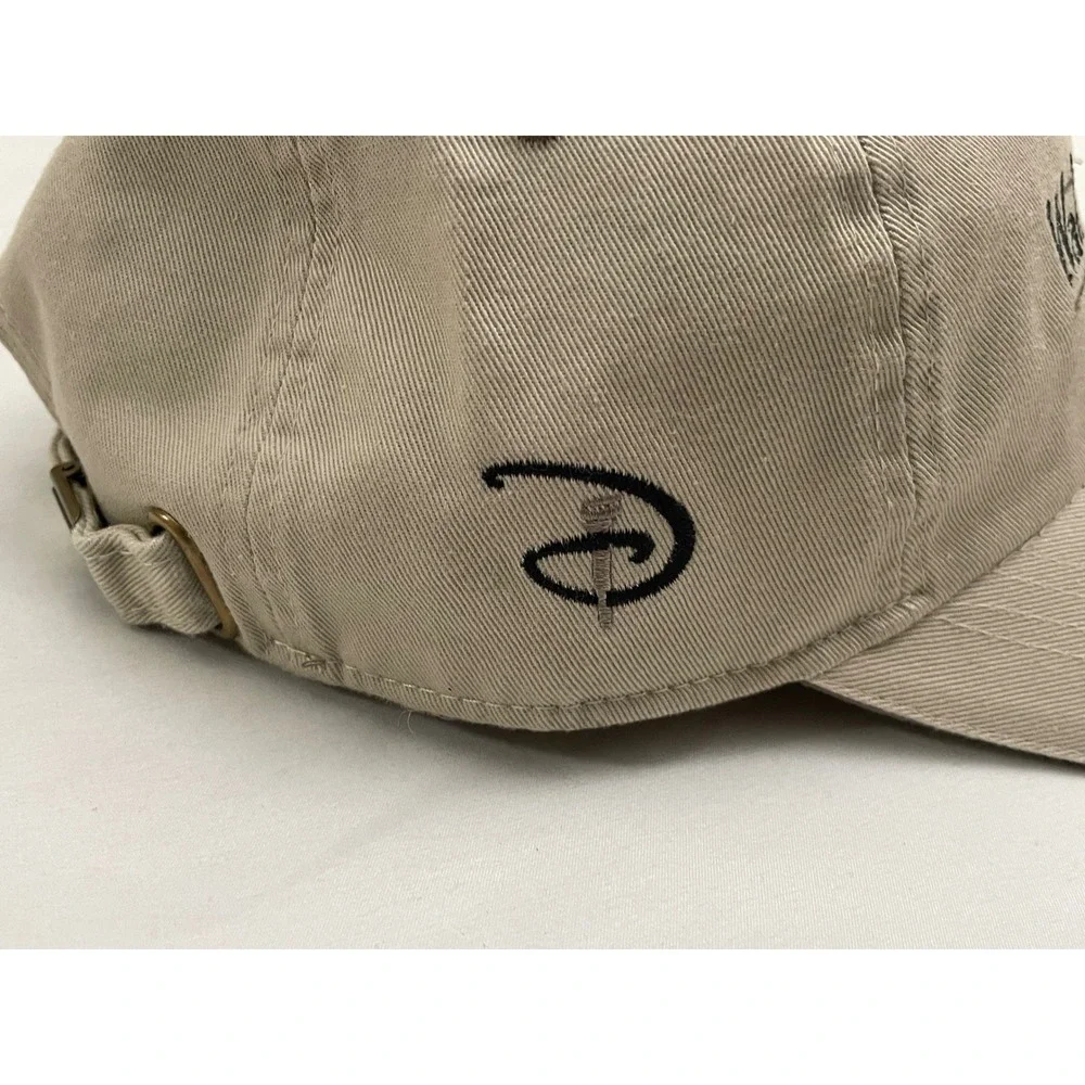 Vintage Walt Disney World Ahead Golf Hat Cap Beige NWOT